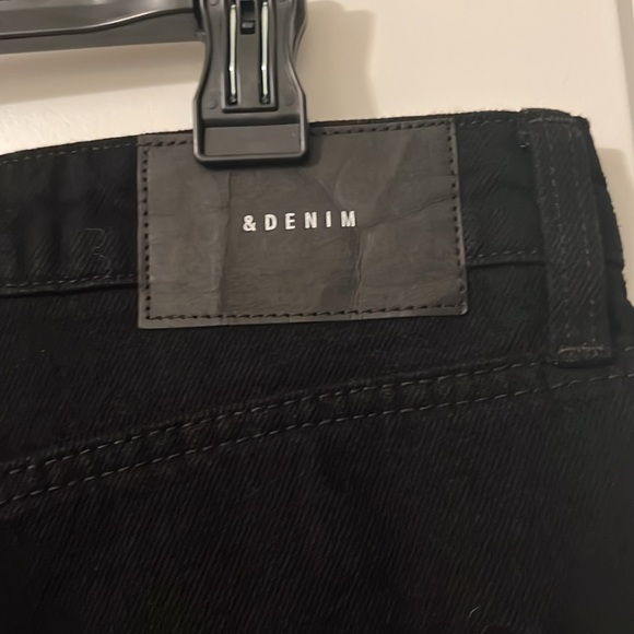 H&M High Rise Black Barrel leg pants size 14 - Picture 4 of 5